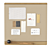 Minimalist Rim Pinboard for Office 3D model small image 3