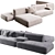 Cloud Modular Sofa - Corona Render 3D model small image 2