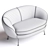 Elegant GIULIA Small Sofa_RENDER 3D model small image 8