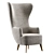 TOMY Armchair Sofaclub Furniture 3D model small image 2