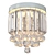 Modern Crystal Mini Chandelier 3D model small image 1
