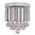 Modern Crystal Mini Chandelier 3D model small image 4