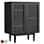 Naomi Showcase Cabinet by Dantone Home 3D model small image 1