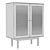 Naomi Showcase Cabinet by Dantone Home 3D model small image 7