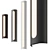 Modern Elegance LED Outdoor Sconce 3D model small image 1