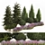 Alpine Rockery Plant Collection 3D model small image 5