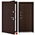 Modern Secure Entry Door Z-21 3D model small image 1