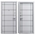 Modern Secure Entry Door Z-21 3D model small image 4