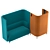 Elegant Office Sofa by Pedrali 3D model small image 7