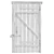 Antique Quadro Wooden Door 3D model small image 2