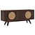 Modern UV Unwrapped Sideboard 8192x8192 3D model small image 1