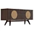 Modern UV Unwrapped Sideboard 8192x8192 3D model small image 4