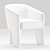 Sophisticated Fae Dining Chair 3D model small image 6