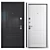 Trino (QDoors) Metal Entry Door 3D model small image 3