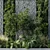 Concrete Framed Vertical Wall Garden 3D model small image 4