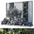 Concrete Framed Vertical Wall Garden 3D model small image 5