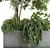 Outdoor Concrete Plant Stand Set 3D model small image 4