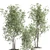 Concrete Box Plant Stand Set 3D model small image 3