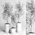 Concrete Box Plant Stand Set 3D model small image 5