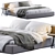 Modern Platform Bed Design 3D model small image 1