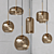 Contemporary Glass Pendant Lighting 3D model small image 3