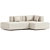 Modular Chaiselounge Sofa by Makenordic 3D model small image 2