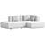 Modular Chaiselounge Sofa by Makenordic 3D model small image 4