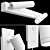 Modern HAIM Sonneman Wall Lights 3D model small image 2