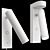 Modern HAIM Sonneman Wall Lights 3D model small image 4
