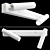 Modern HAIM Sonneman Wall Lights 3D model small image 5