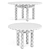 KAI Dining Table: Elegant Craftsmanship 3D model small image 4