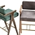 Modern Millimeter Darla Bar Chair 3D model small image 3