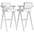 Modern Millimeter Darla Bar Chair 3D model small image 5