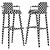 Modern Millimeter Darla Bar Chair 3D model small image 10