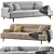 Modern Cavani Sofa Set 3D model small image 2