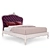 Romano Home Handcrafted Baroque Bed 3D model small image 2