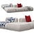 Jardan Lemmy Modular Sofa Armchair 3D model small image 3