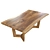 Wooden Slab Table Texture 4K 3D model small image 2