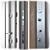 Modern Metal Entry Door Nova_024 3D model small image 4