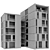 Modern Residential Complex 3D Model 3D model small image 6