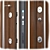 Nova_039 Aluminum Entry Door 3D model small image 2