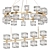 Elegant Gerardo Pendant Lighting 3D model small image 1