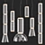Modern PBR Noctambule Lighting Collection 3D model small image 1