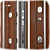 Nova_025 Aluminum Entry Door 3D model small image 2