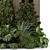  Outdoor Plants Bush Set 1405 3D model small image 4