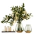 Modern Glass Vase Set 3D model small image 5