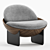  Stylish Mete Armchair: Modern Design 3D model small image 2