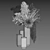 Pampas Gold Leaves Bouquet Set 3D model small image 11