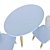 Dimdom Kids Set, Children's Table & Chairs 3D model small image 6