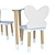 Dimdom Kids Set, Children's Table & Chairs 3D model small image 7